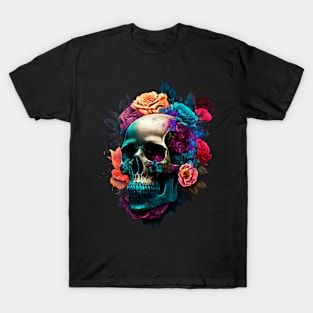 flower skull T-Shirt